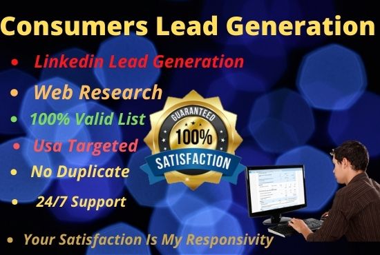 I Will Provide Verified Consumers Lead Generation Dat...