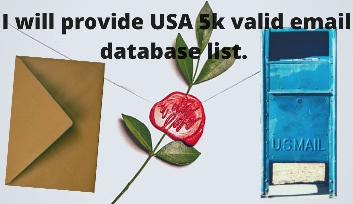 We will provide 5k USA verify, Unique and 100 percen...