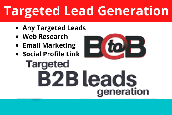 I will do 50 targeted company base linkedin lead gene...