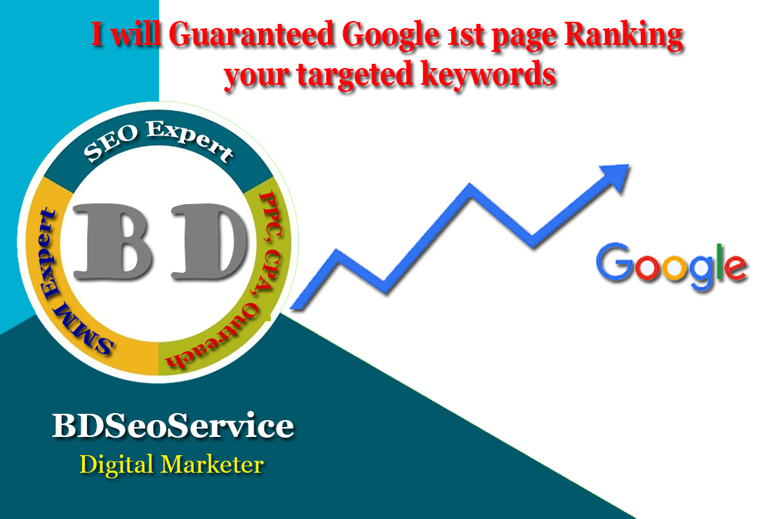 I will Guaranteed Google 1st page Ranking your 3 keyw...