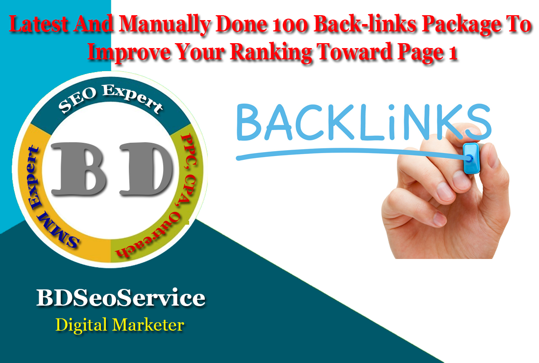 Latest And Manually Done 100 Back-links Package To Im...