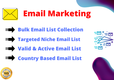 Collect 1000 active & targeted niche based bulk e...