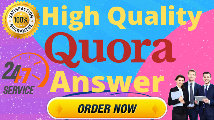 I will provide 30 HQ Quora Backlinks to get more traf...