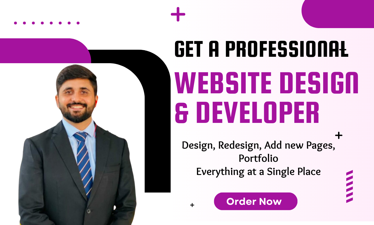 I will design and develop a professional business web...