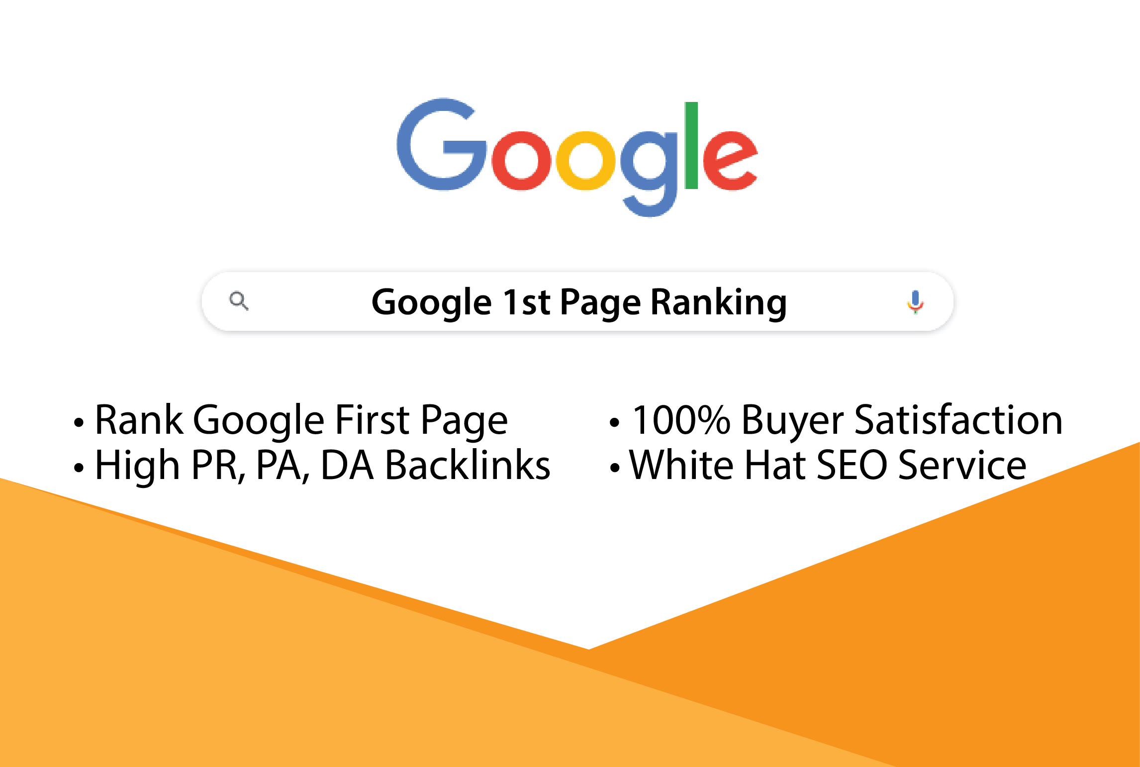 I will provide you Rank your website 1st page on goog...