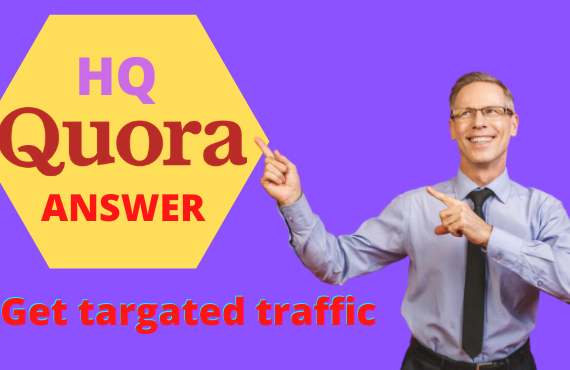 i will promote 10 high quality quora answer your targ...