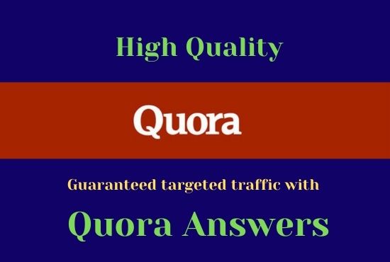I will Provide Niche Relevant 10 Quora Answer for tar...