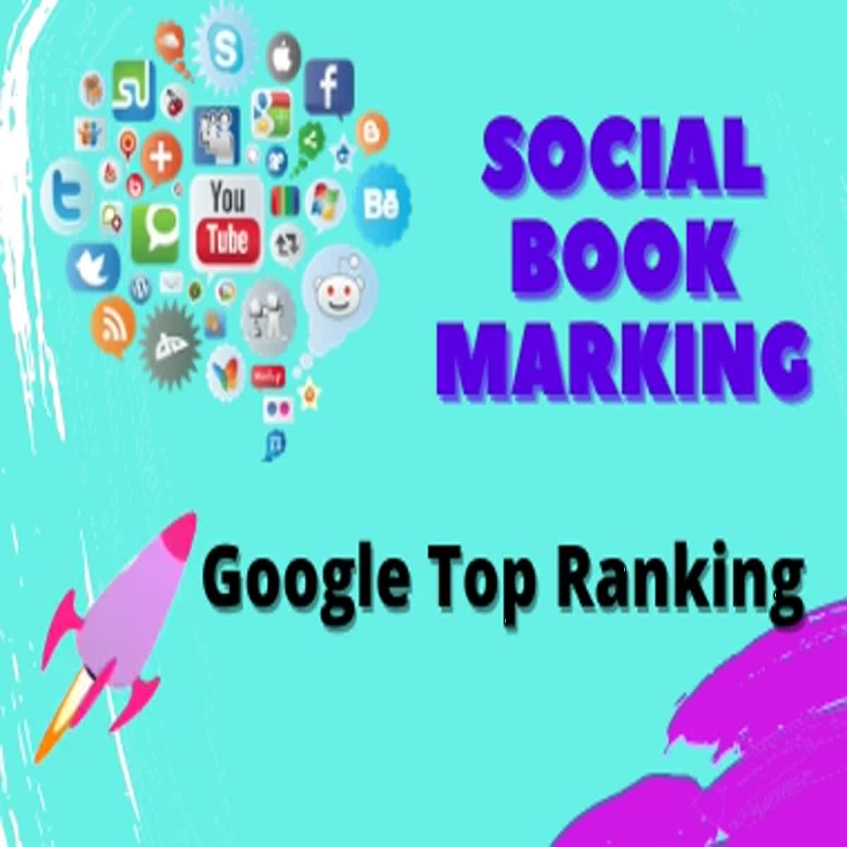 I will do 50+ social bookmarking submission with high...