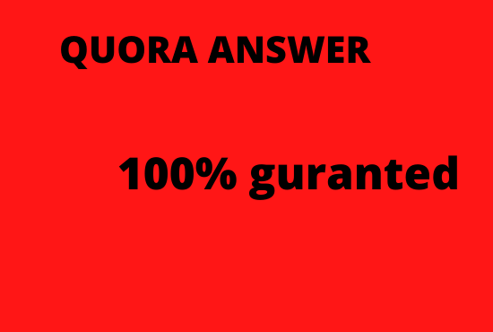 Promote your Website by 6 Quora Answer with Unique Ar...