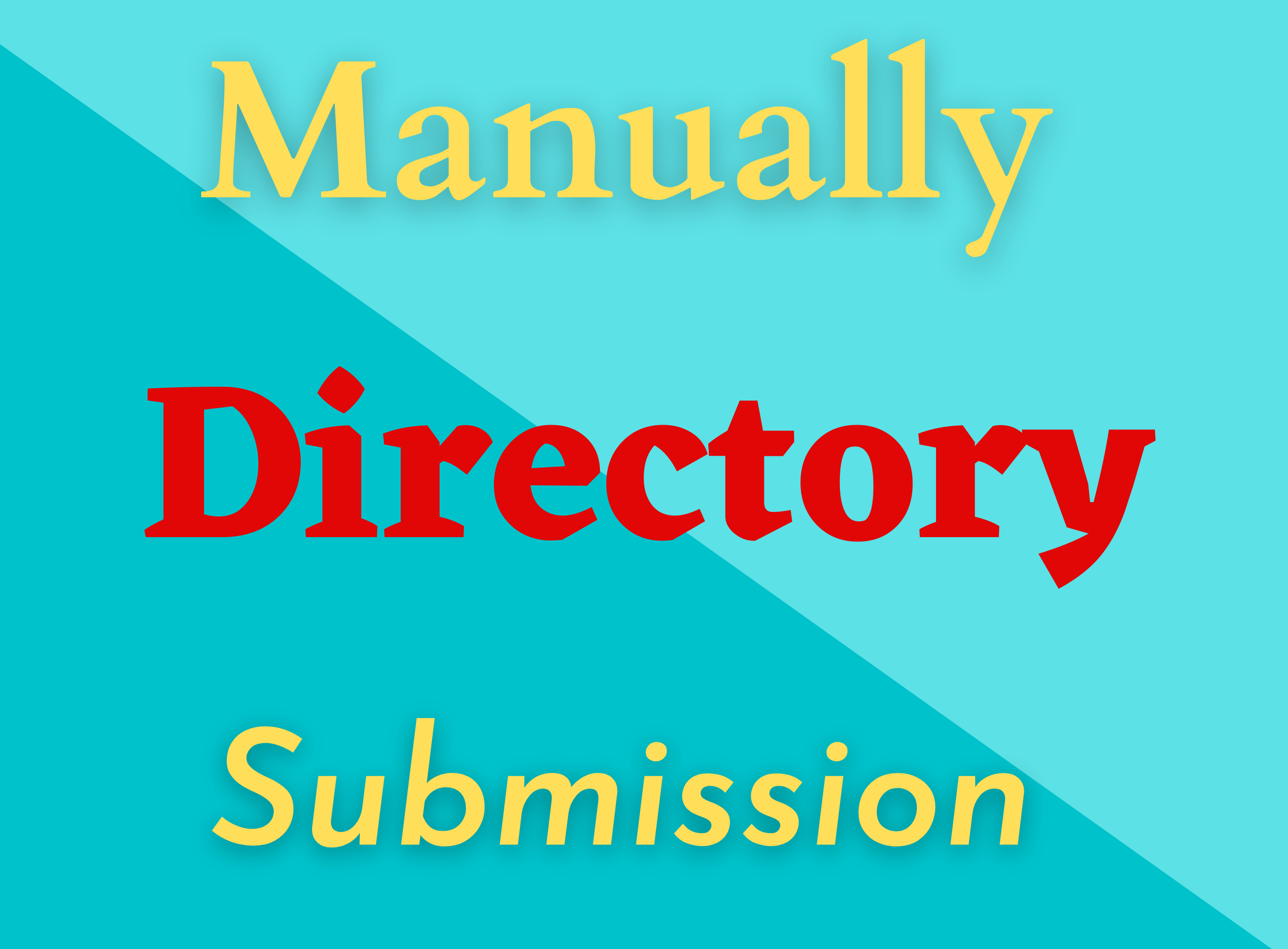 I will Provide 50 Niche Relevant Directory Submission...
