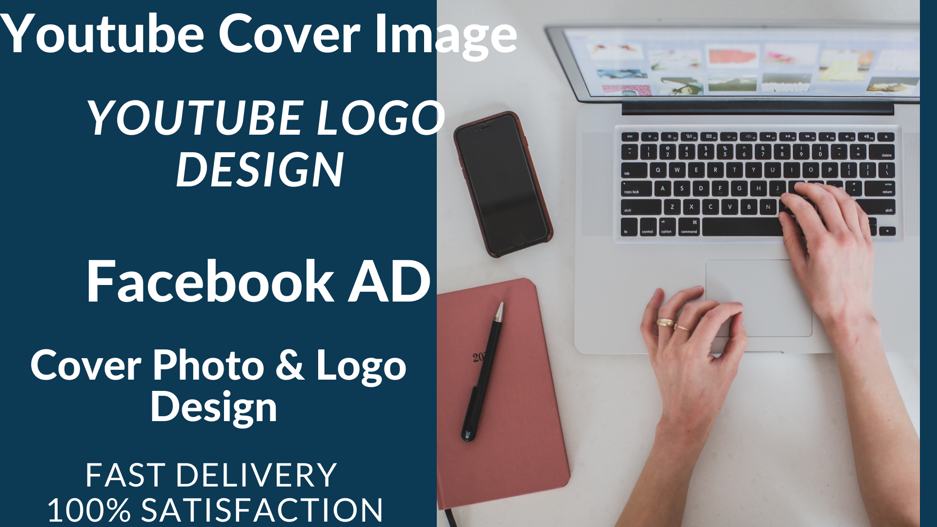 I will Create Professional Logo, Cover photo, YouTu...