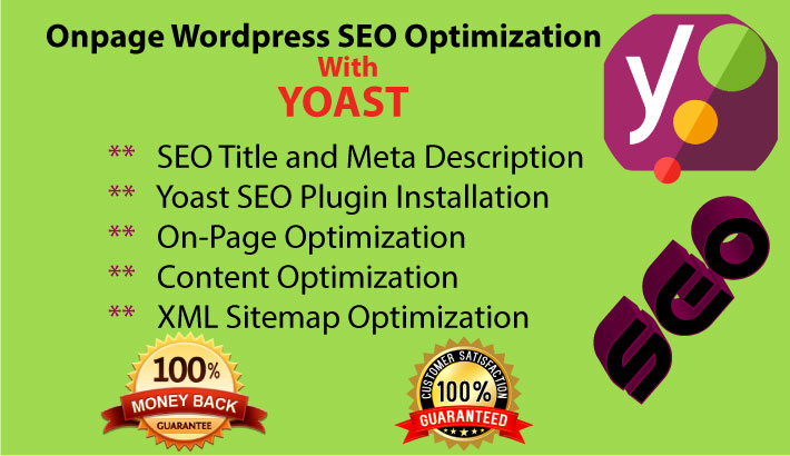 I will do Optimize your WordPress Onpage SEO with Yoa...