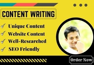 I will write impressive content for your website or b...