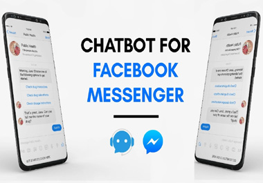 I will create a chatbot for Messenger, Website Using...