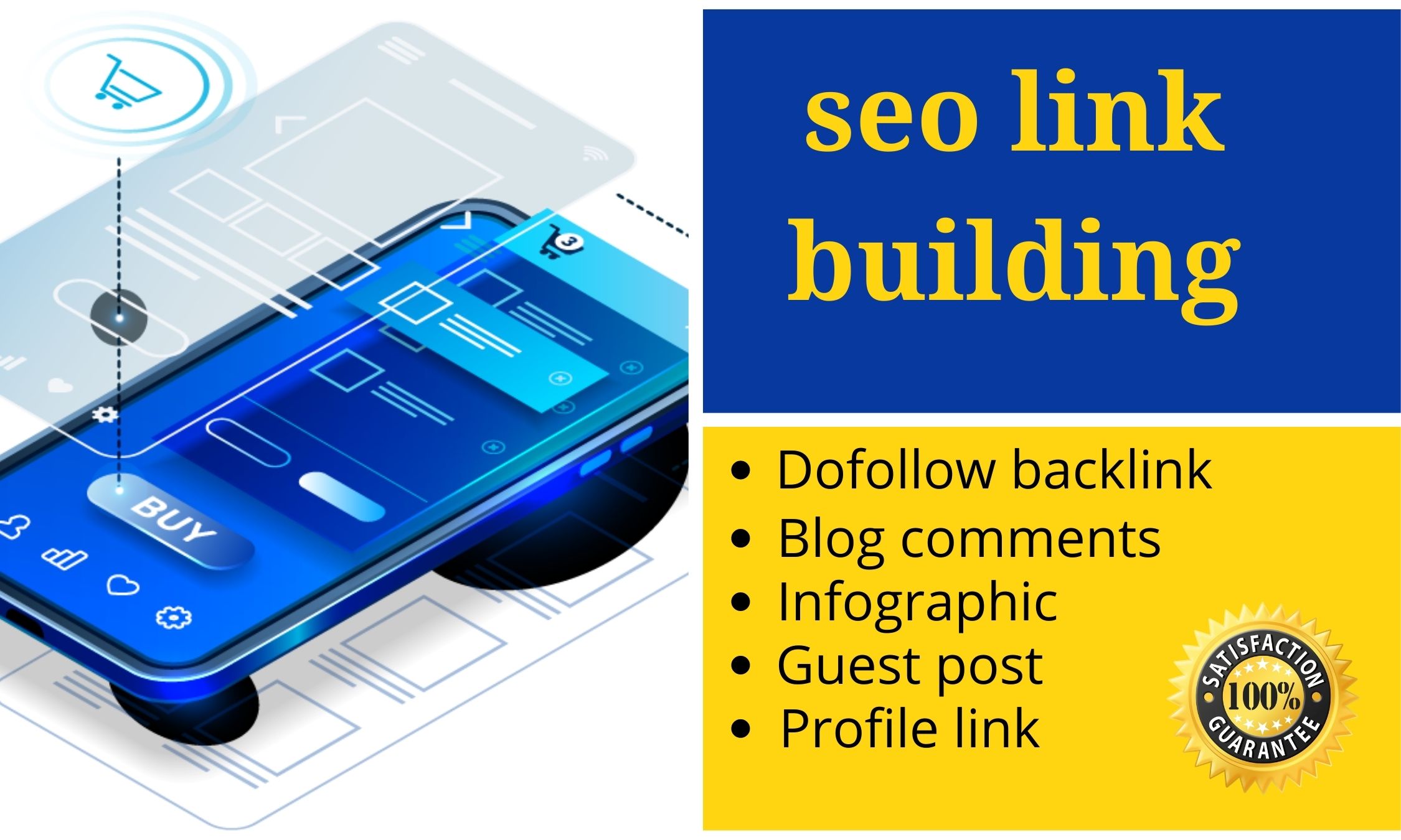 I will provide Excellent SEO link building do follow ...