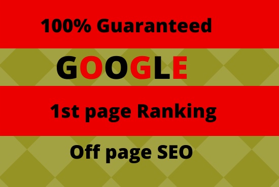 Guaranteed google 1stpage ranking with white hat SEO