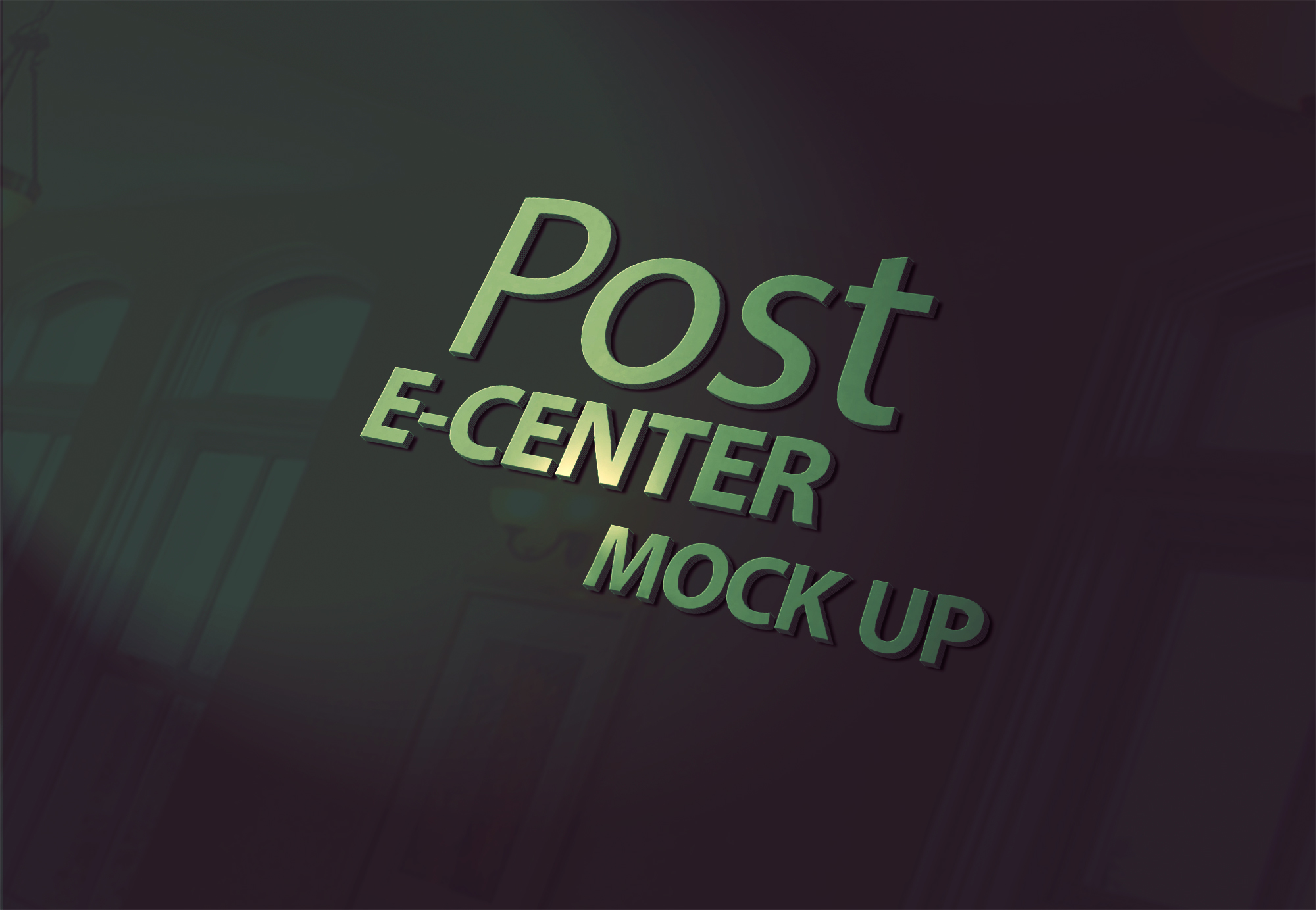 I Will do 3D Mock up of your Logo, Text on 5 Differe...