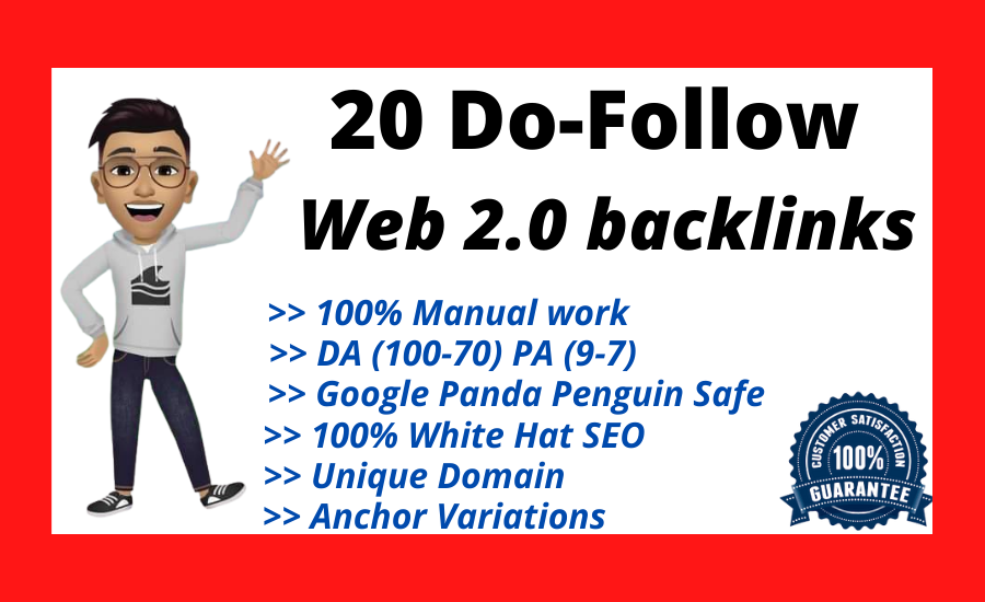 I will manually do 20 High DA PA Do-Follow permanent ...