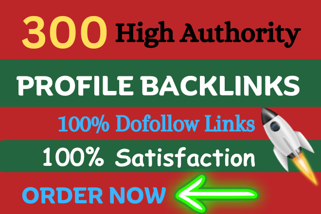300+ High Quallity Backlinks SEO Dofollow Profile Bac...