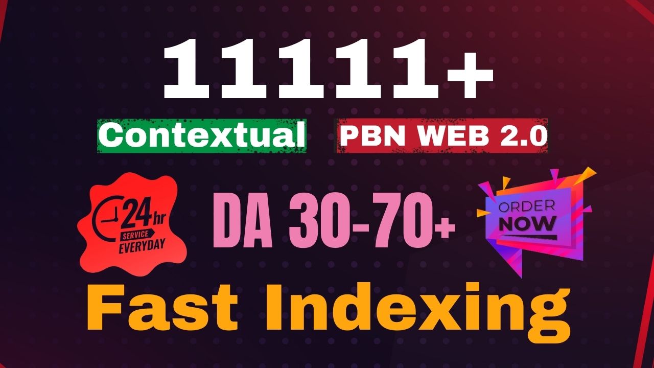 Get 11111+ SEO BACKLINKS FOR RANK IN 1ST- PBN'S WEB 2...