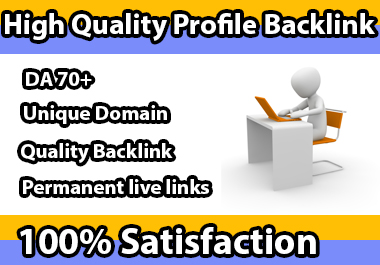 I will create 30 SEO profile backlinks high domain au...
