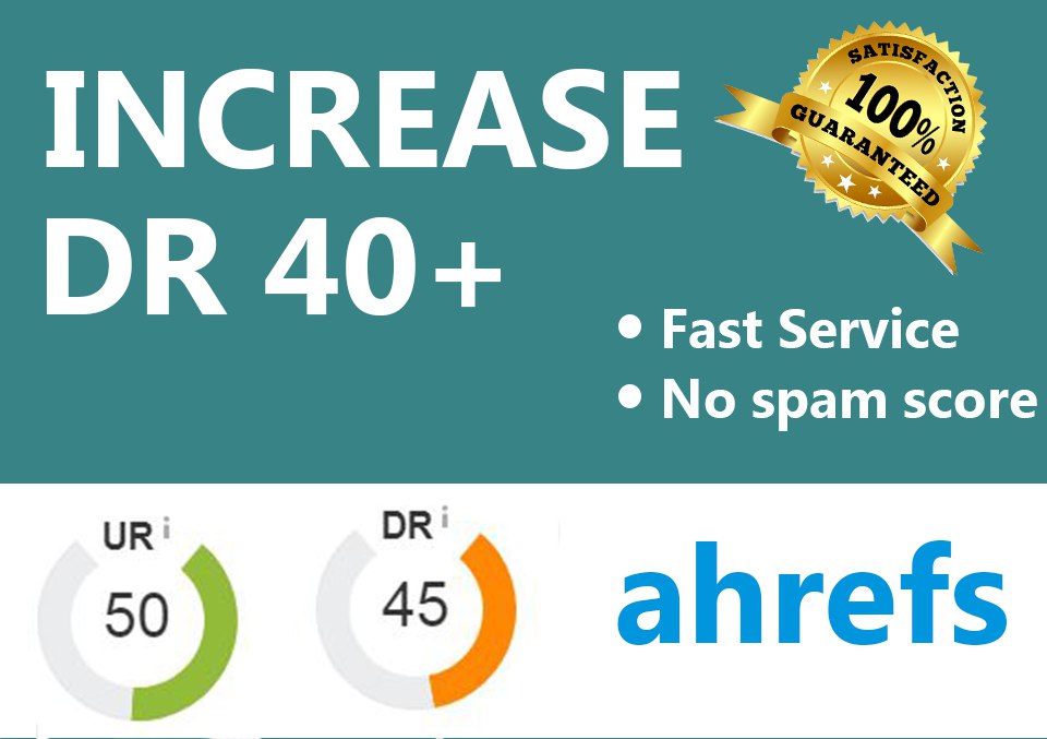 I will increase Domain Rating DR 40+