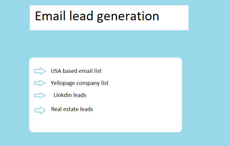 I will provide USA based target valid email list.b2b ...