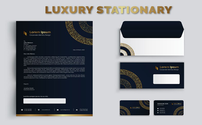 I will design business card, letterhead, stationery...