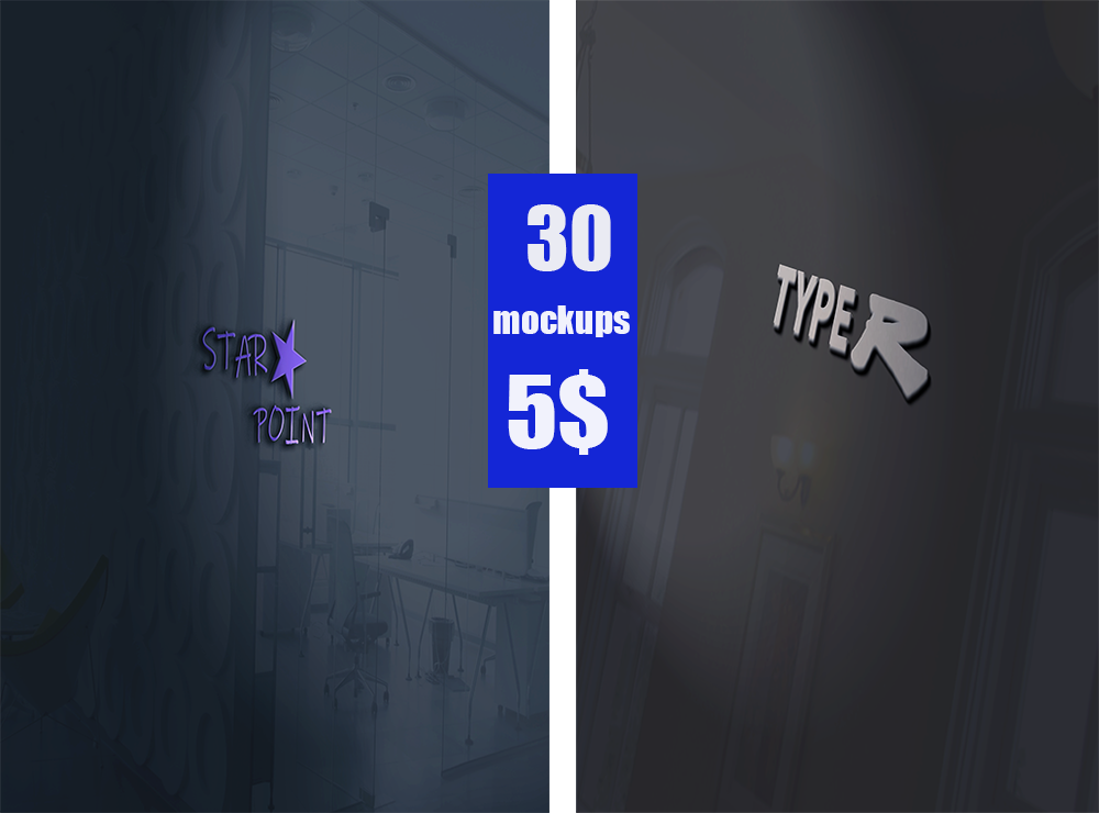 I will make awesome 3D mockup of your logo and design
