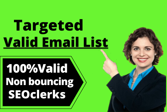 I will do valid email collection and Email list build...