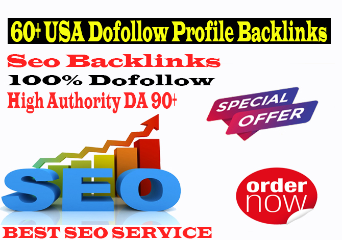 manually create 60 USA high authority do follow profi...