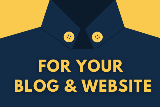 I will write unique articles + use images with alt + ...