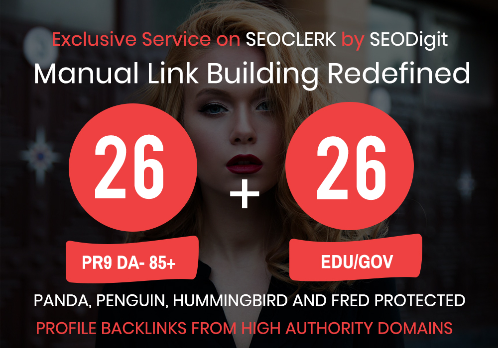 create 26. EDU/. GOV+ 26 PR9 High Authority Backlinks...
