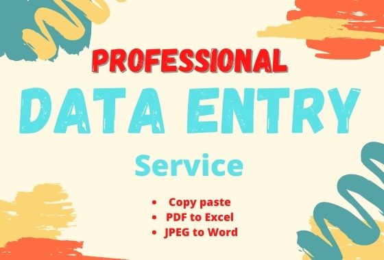 I will be your virtual assistant for data entry, cop...