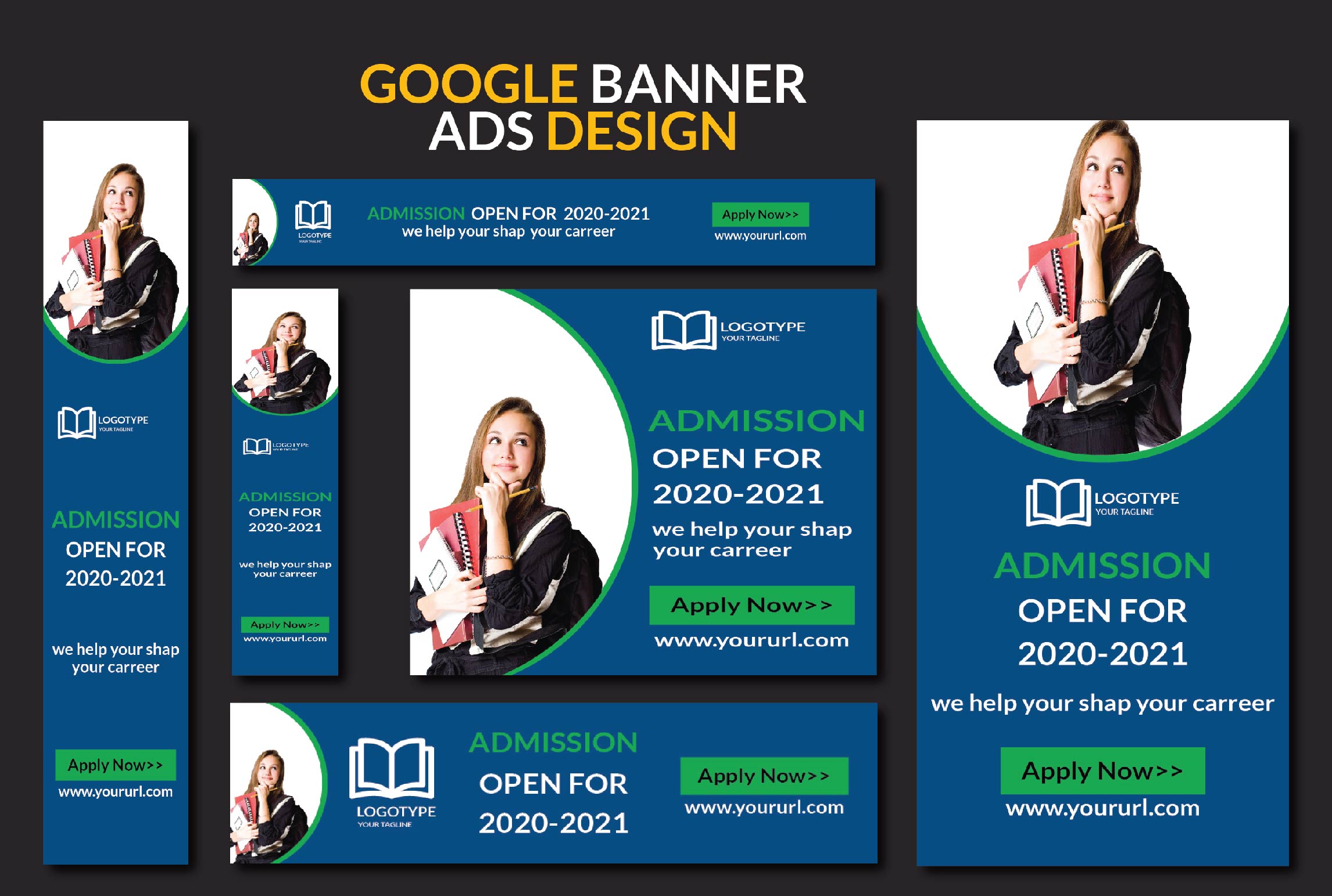I will do professional eye catching banner ads, Adwo...