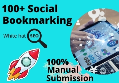 I will provide you manually high-quality 100+ bookmar...