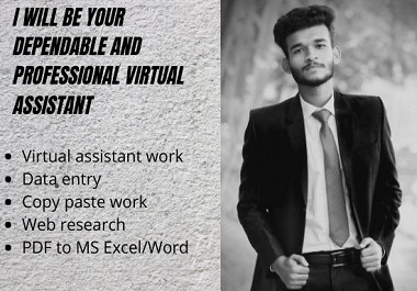 I will be your dependable and professional virtual as...