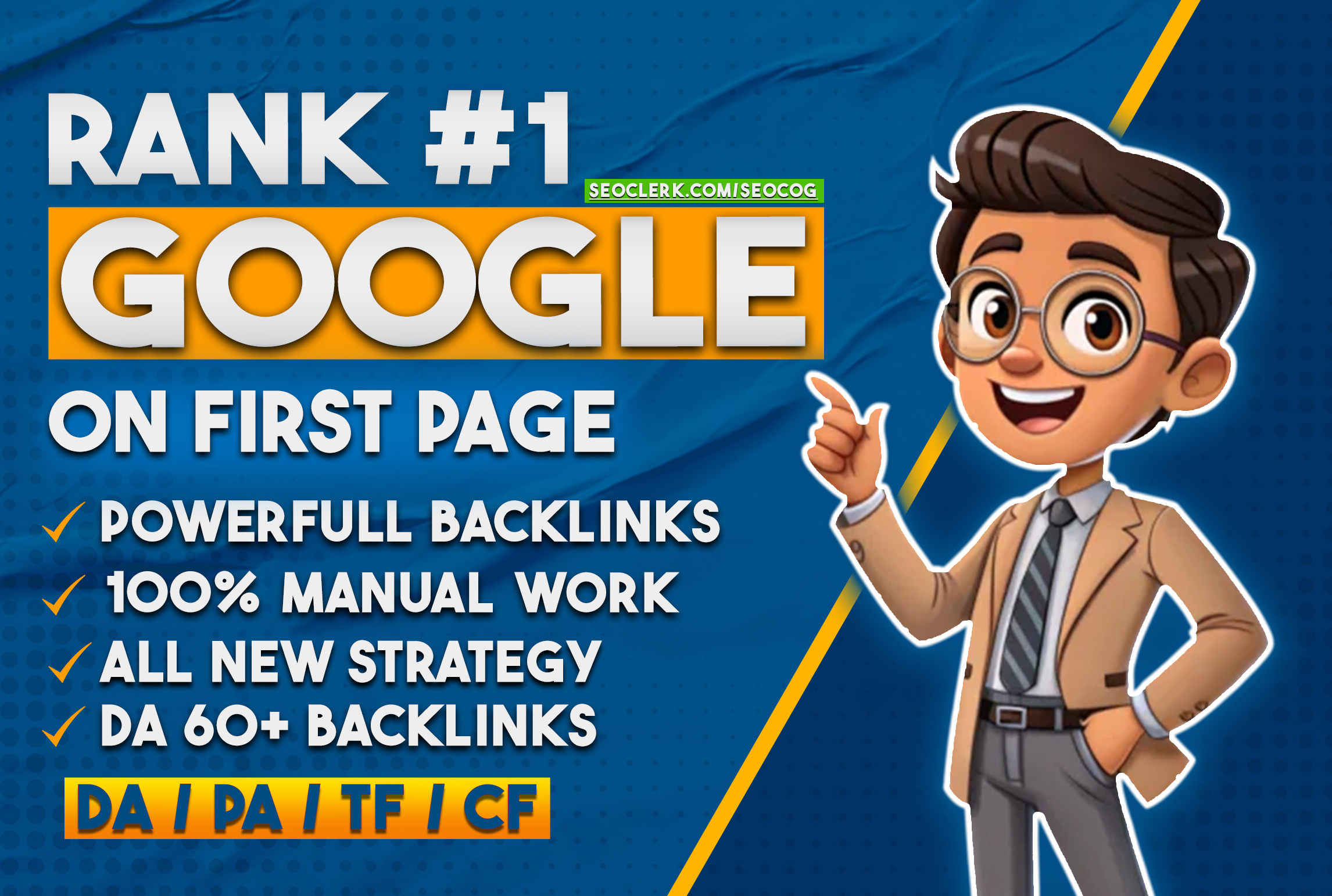 Rank No 1 with 500 Mix SEO Links DA 60 Plus