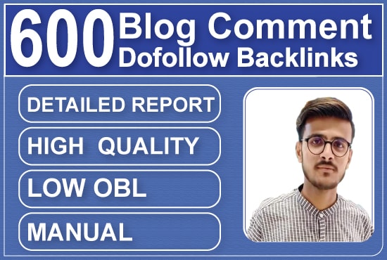 I will provide 600 blog comments seo backlinks on hig...
