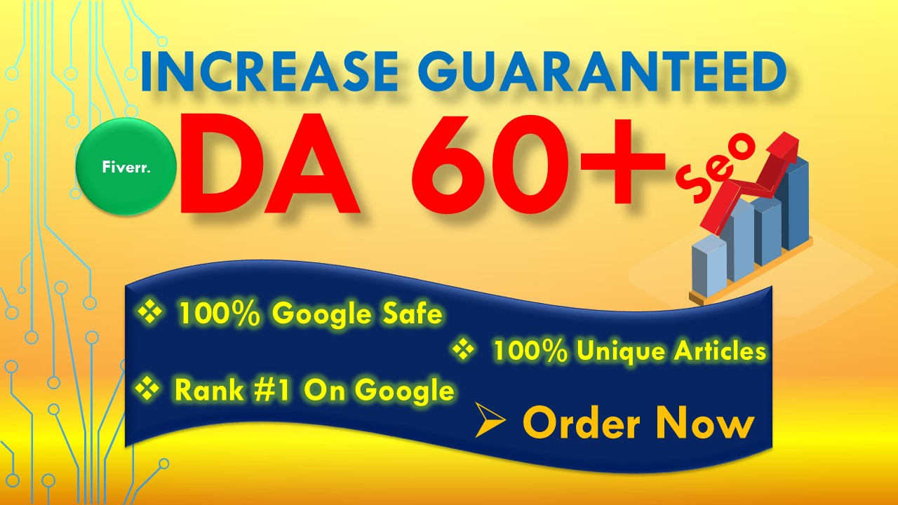 i will increase moz domain authority DA 50 plus guara...