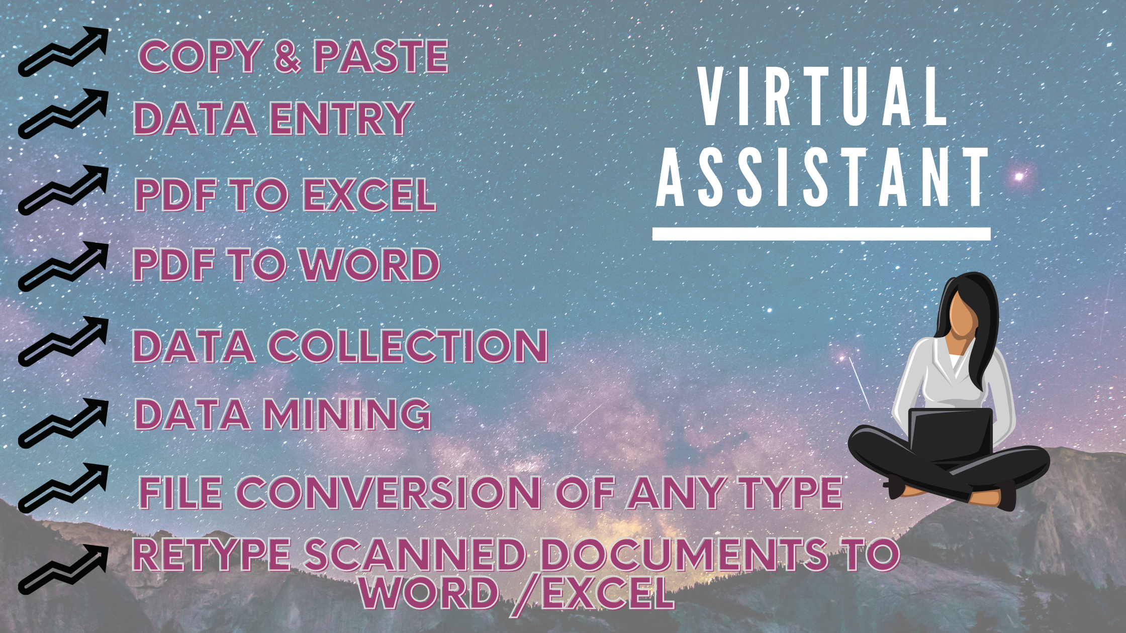 I will be your Professional Virtual Assistant as your...