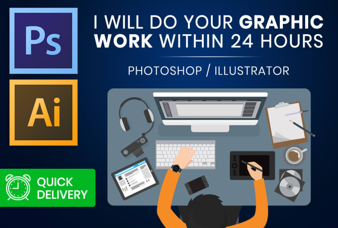 I will deliver your professional photoshop, illustra...