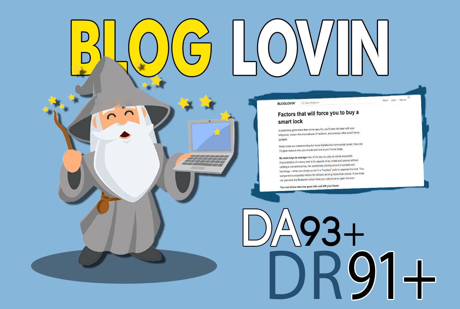 publish your article on bloglovin. com da 93 dofollow...