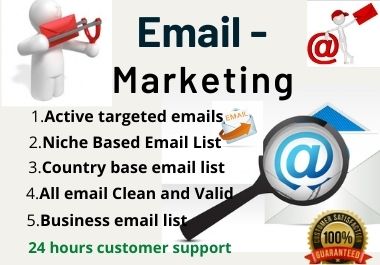 I will list 1k USA Targeted Emails for Your Target Ma...