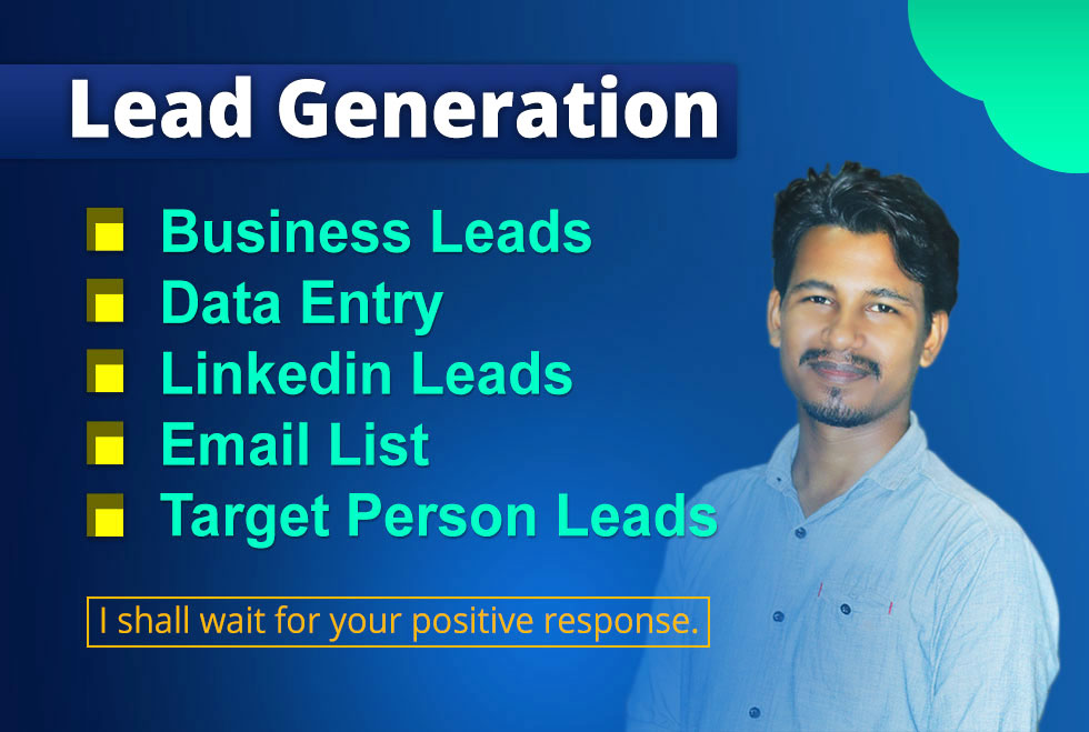 I will do targeted lead generation, linkedin leads an...