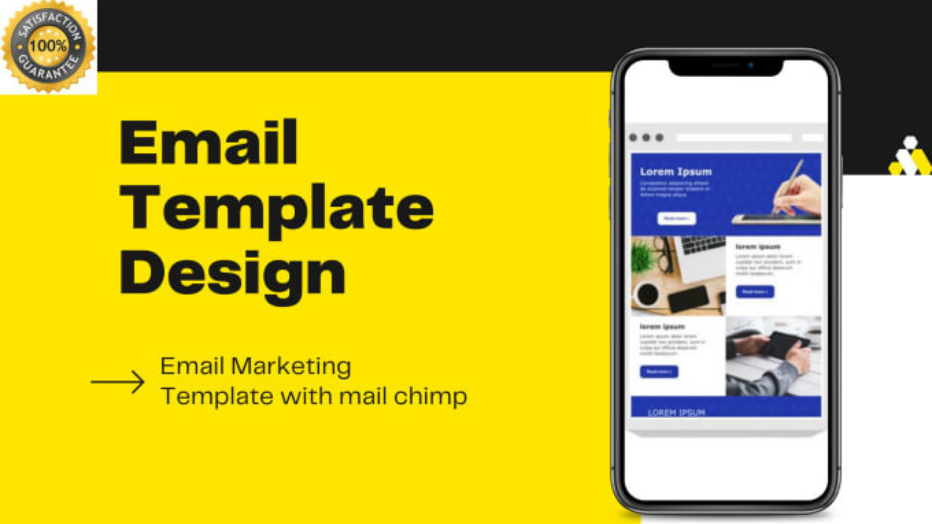 I will design creative responsive email template for ...