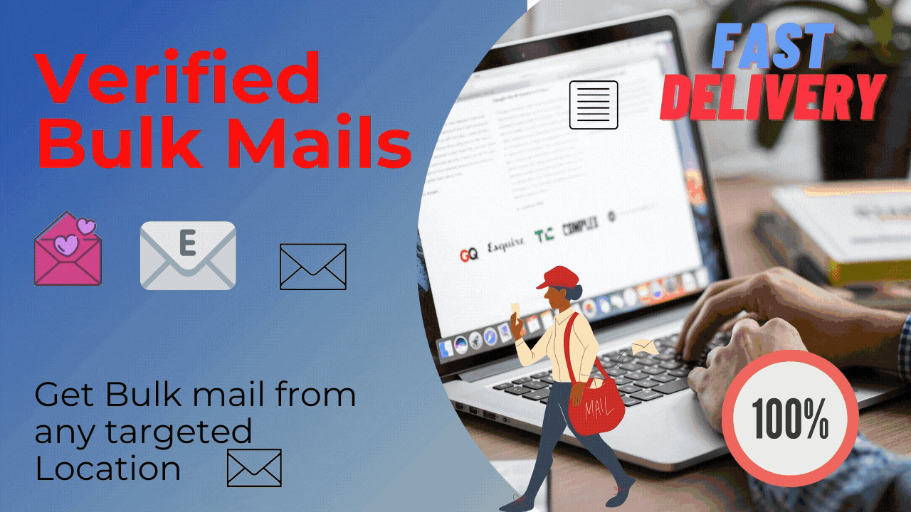 You will be provided 1k valid email for marketing pur...