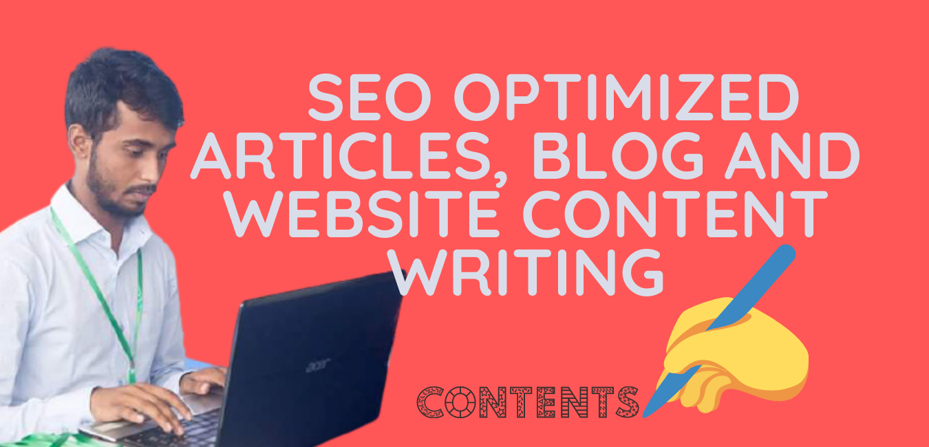 I will write SEO friendly content and article for web...