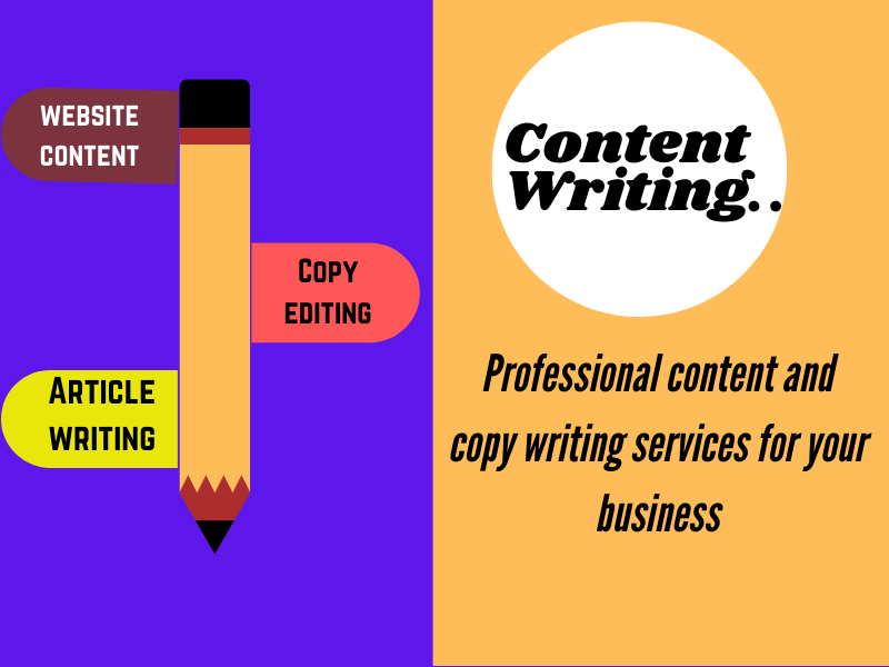 I will be your professional content writer for 2000 w...