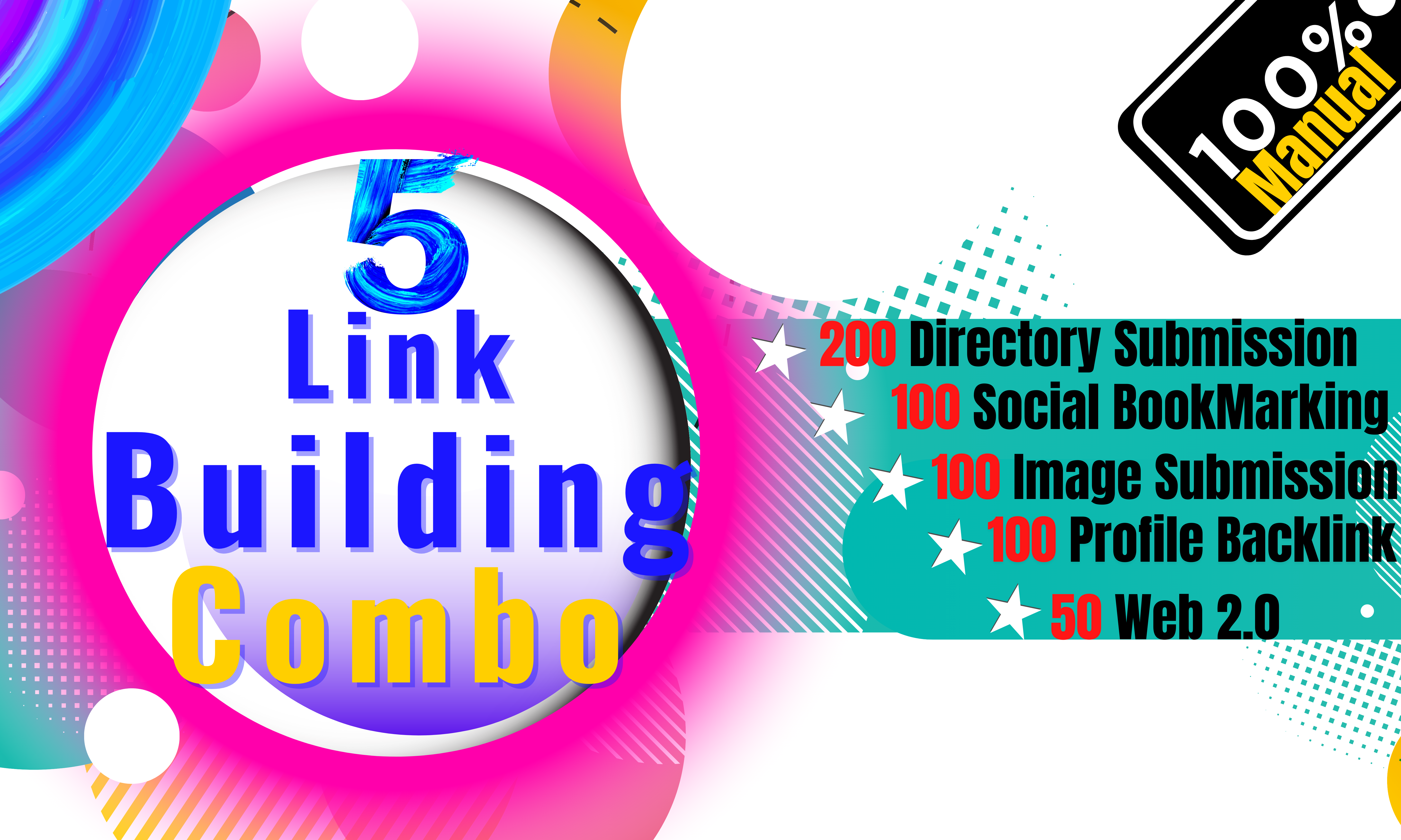 I Will Do Manual 200Directory, 100 Image Submission,...